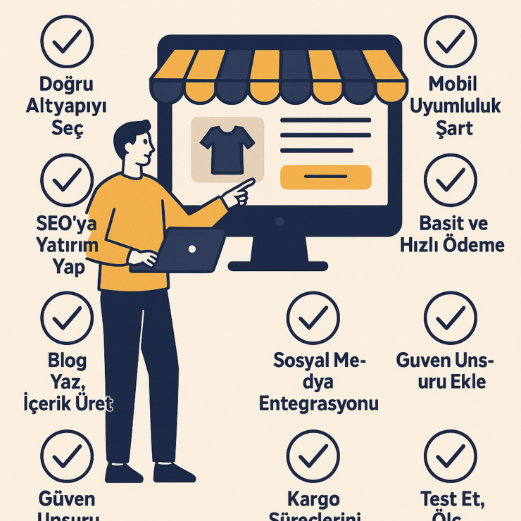 E-Ticaret Sitesi Kurarken Kaçırmamanız Gereken 10 Altın Kural