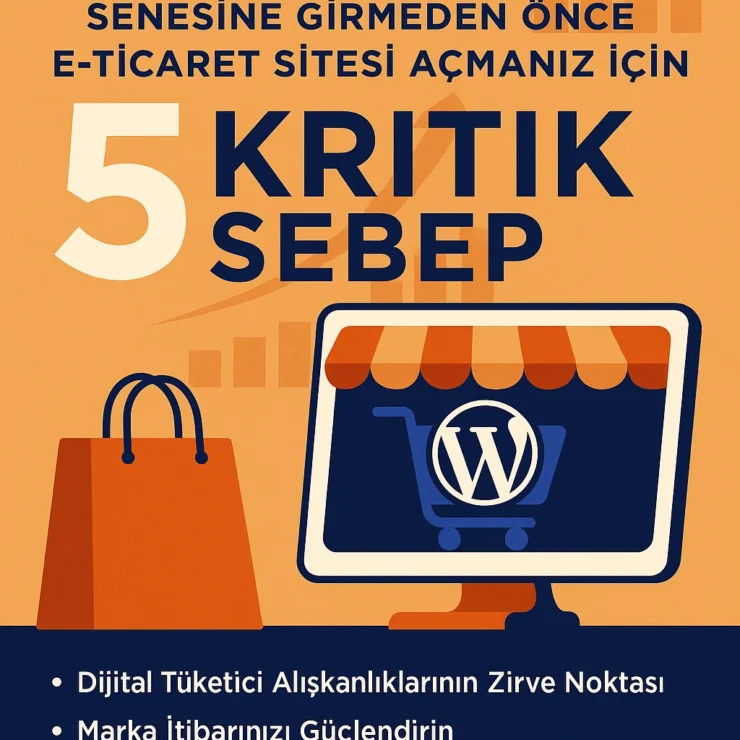 2026 Senesine Girmeden Önce E-Ticaret Sitesi Açmanız İçin 5 Kritik Sebep