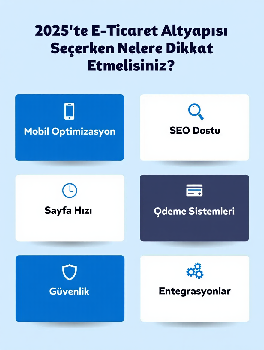 2025’te E-Ticaret Altyapısı Seçerken Nelere Dikkat Etmelisiniz?