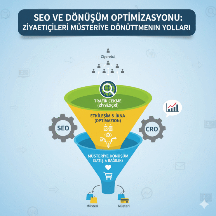 SEO ve Dönüşüm Optimizasyonu: Ziyaretçileri Müşteriye Dönüştürmenin Yolları