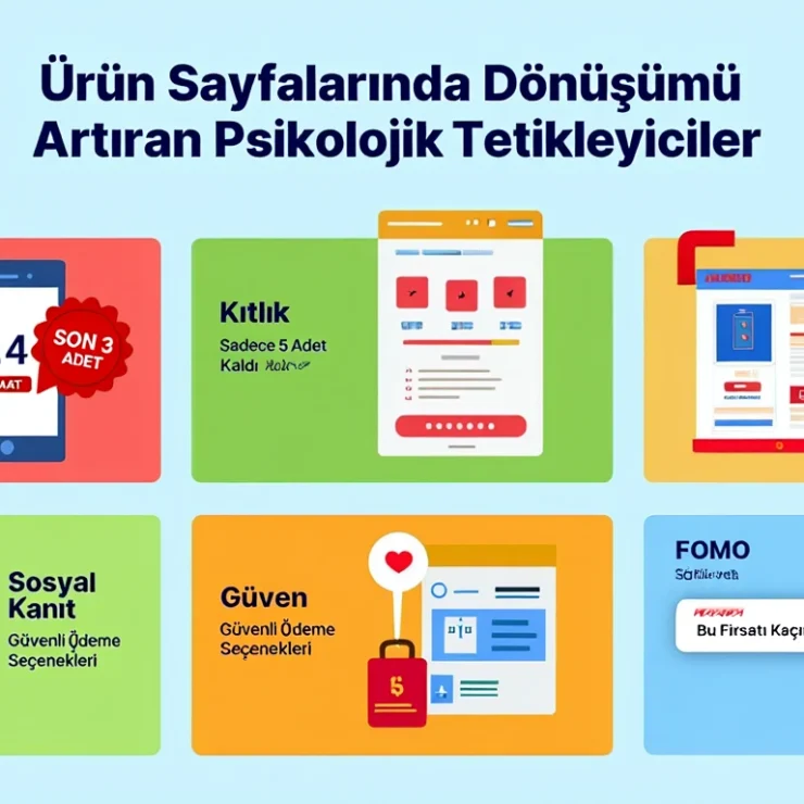 Ürün Sayfalarında Dönüşümü Artıran Psikolojik Tetikleyiciler